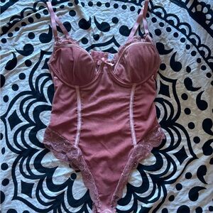 Pink body suit from forever 21